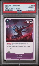 2024 RIFTBOUND: LEAGUE OF LEGENDS YASUO TRIAL DECK #189 KAYN PSA 10