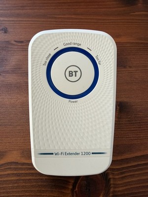 BT 1200 WLAN 11ac Dual-Band WLAN Range Extender Booster Weiß