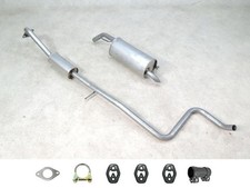 Schalldämpfer SET Neu für Ford Fiesta 6 + Van 1.0 + EcoBoost Mitteltopf Endtopf 