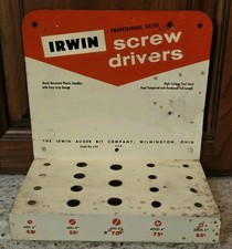 RARE VINTAGE 1950s HARDWARE STORE IRWIN SCREW...