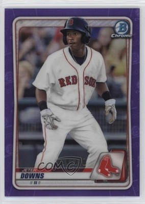 2020 Bowman Chrome Prospects Purple Refractor 69/250 Jeter Downs #BCP-227 3hd
