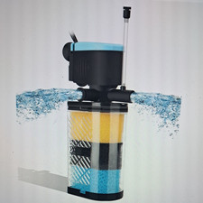 AquaMiracle Aquarium Filter 3-Stage in-Tank Filter - Internal - 300GPH 12watt