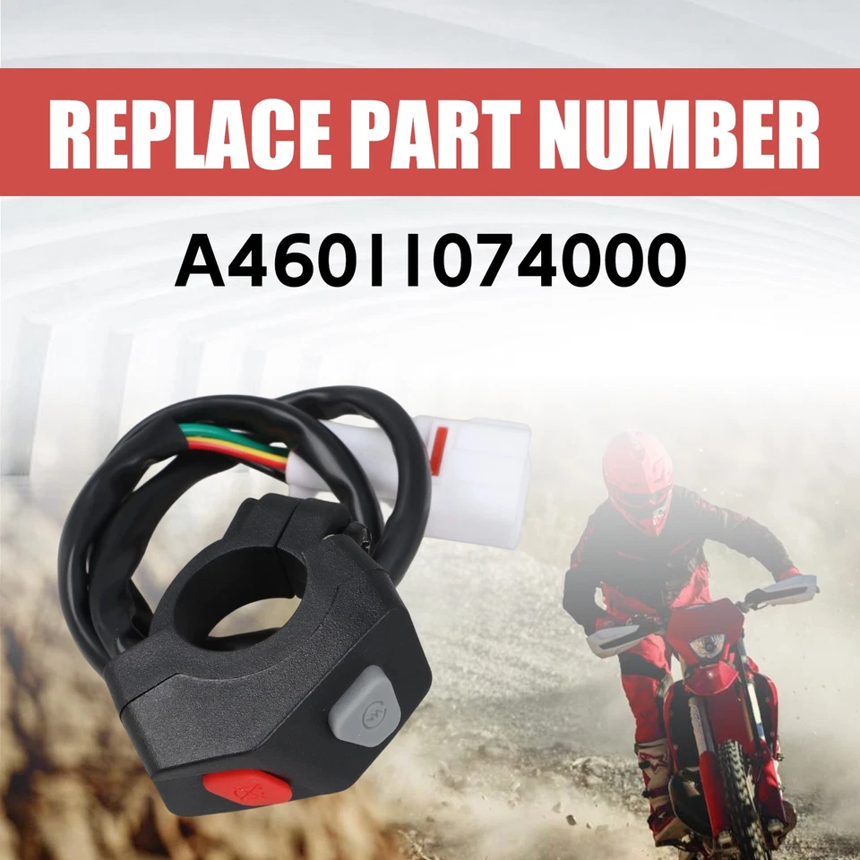 Engine Kill Start Stop Switch Button for KTM SX XC SMR 150 250 350 450 2023 2024 - Image 2 of 4