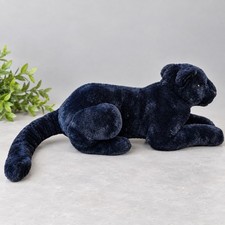 19 Inch Aurora Black Panther Jaguar Green Eyes Stuffed Animal Plush Toy
