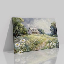 French Country Canvas Wall Art Landscape Painting Prints Natural Landscape Pi...