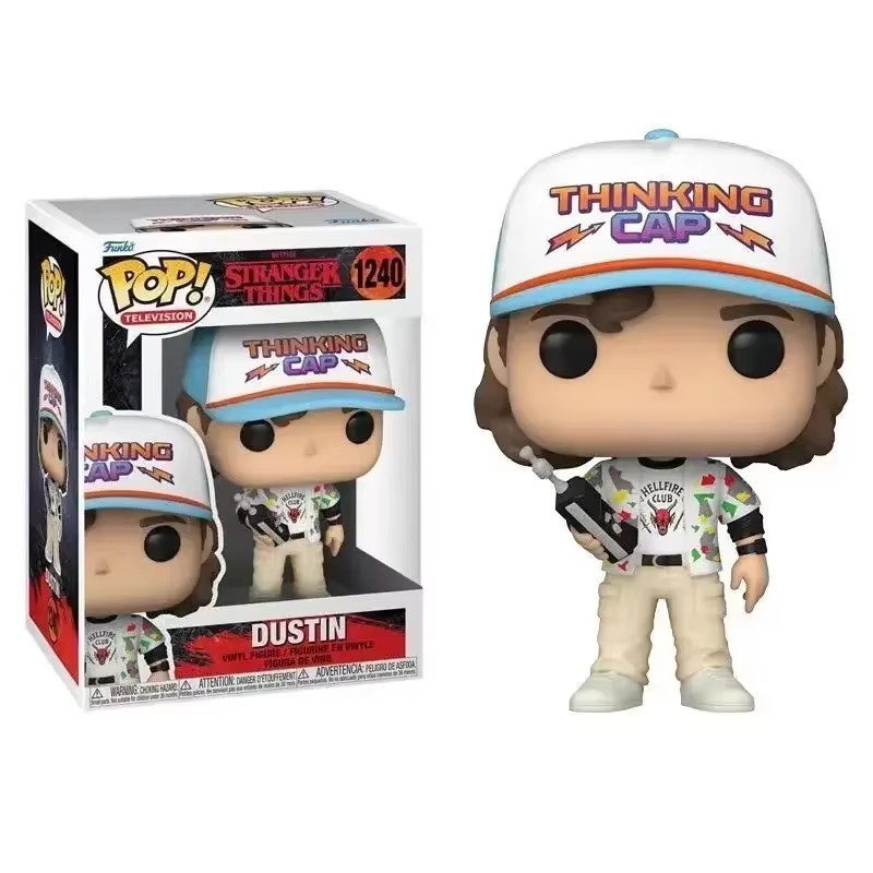 Funko Pop! TV: Stranger Things - Dustin #1240 Figurina di Vinile (62394)