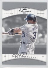 2001 Donruss Classics Larry Walker #79 HOF 1s7