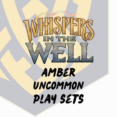 Disney Lorcana Whispers in the Well Amber Uncommon Play Sets