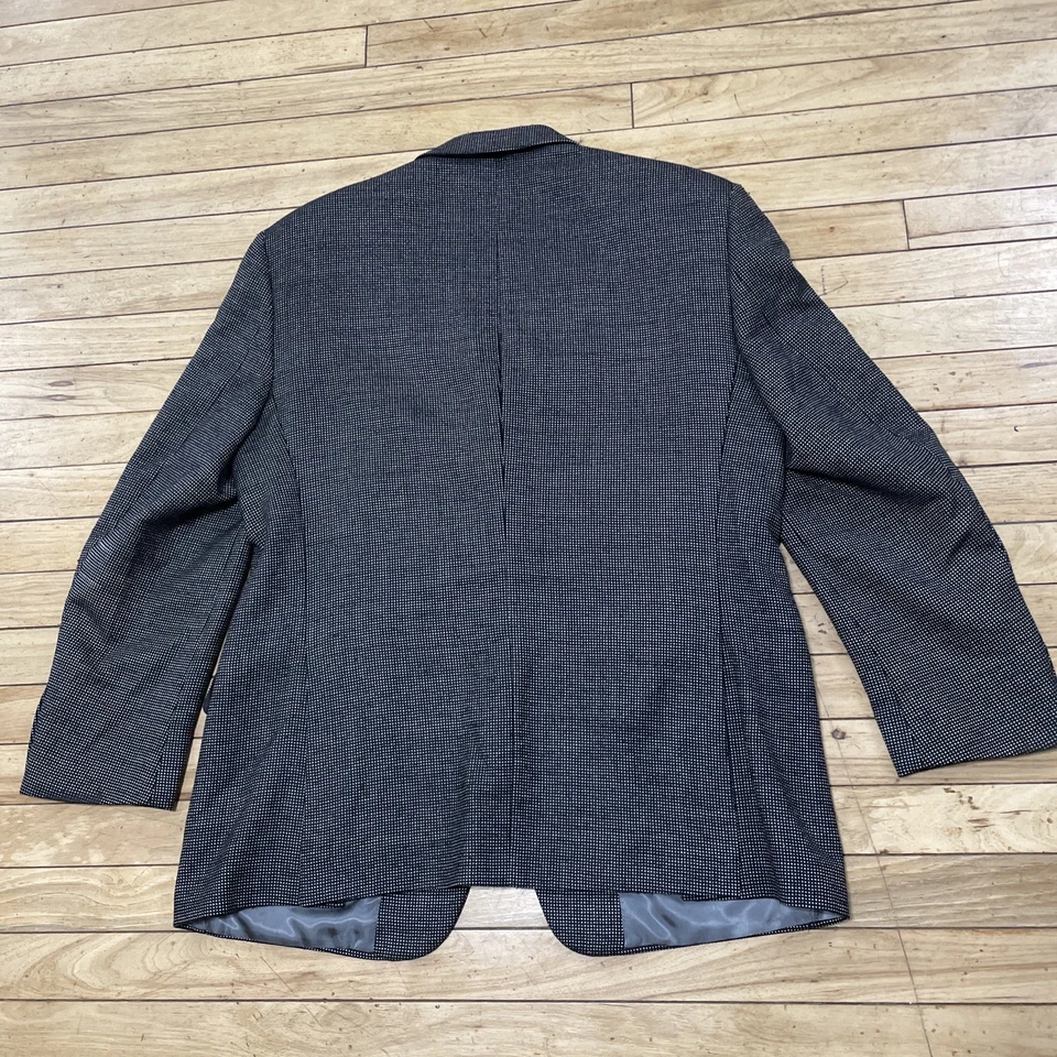 Loro Piana Super 120 Wool Suit Jacket Men 42 S Sestri Dark Tweed Hal Ultima Moda - Image 2 of 4