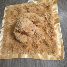 Cloud Island Puppy Dog Lovey Security Blanket Satin Baby Plush Swirl Fuzzy
