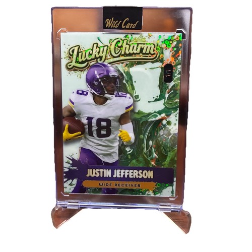 2026 Wild Card Lucky Charm Justin Jefferson 1/1 Vikings