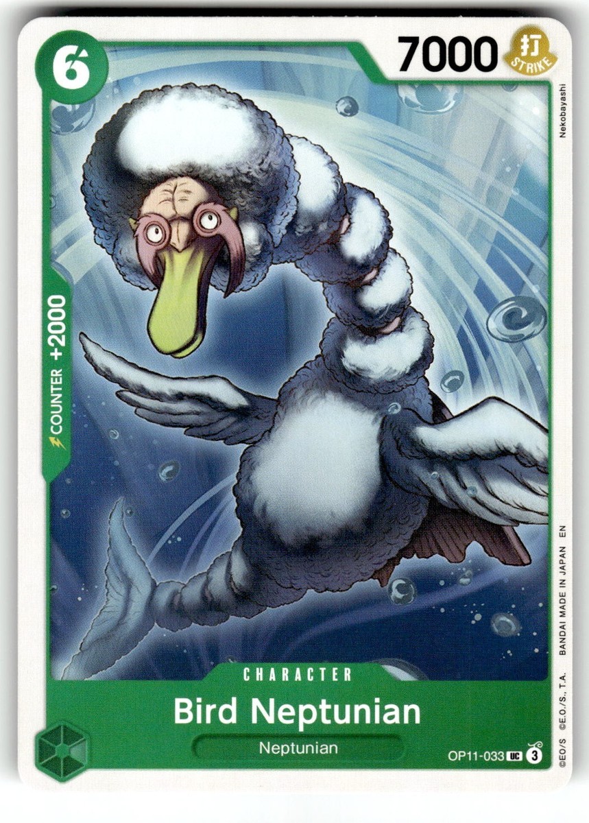 One Piece A Fist of Divine Speed Card OP11-033 Bird Neptunian | eBay