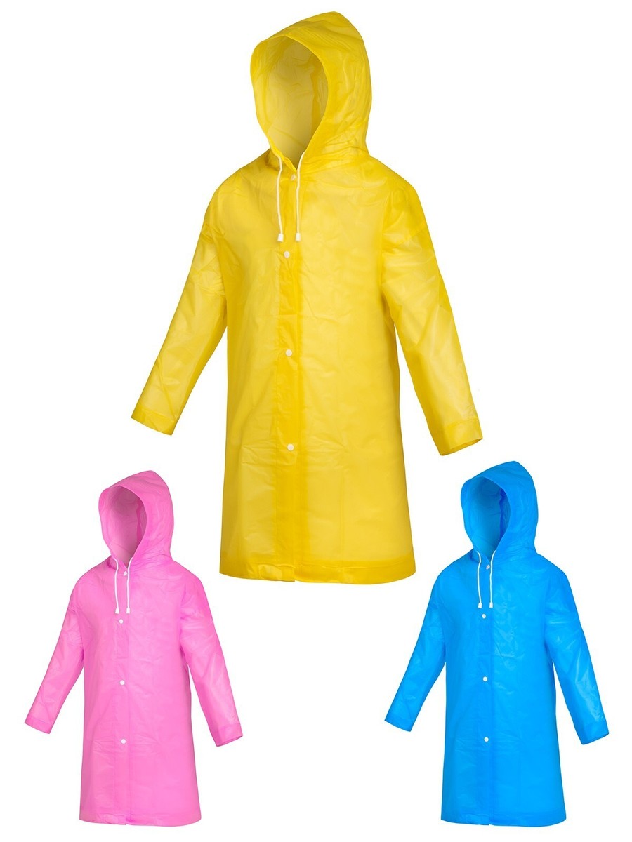 Poncho de lluvia para niños impermeable con capucha talla única impermeable