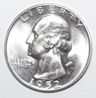 1952 D Washington Quarter CHOICE BRILLIANT UNCIRCULATED (O288)