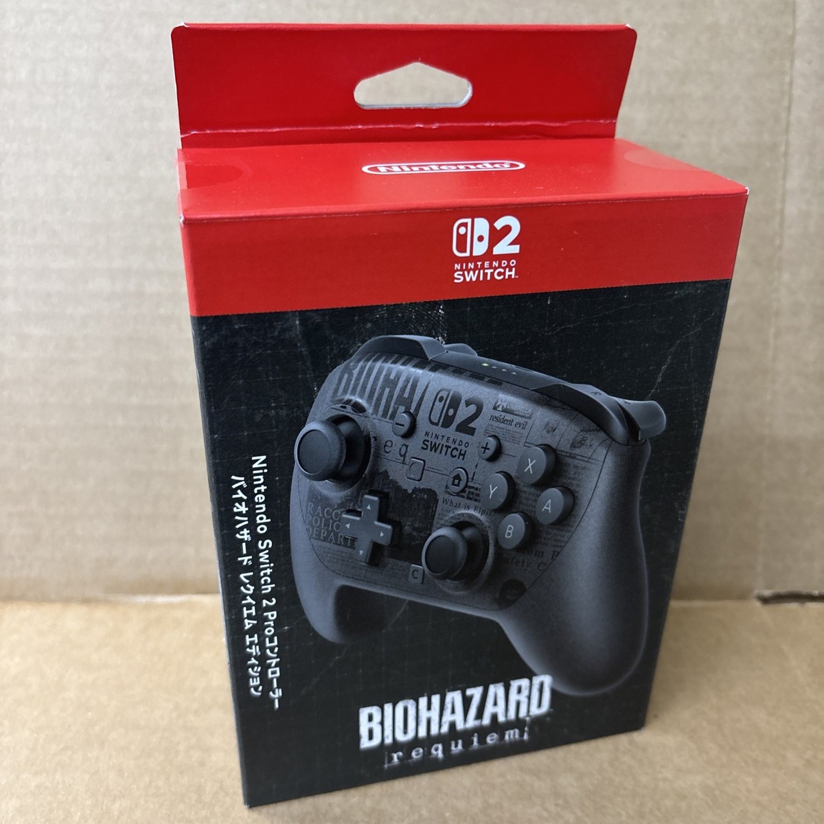Nintendo Genuine Pro Controller BIOHAZARD Requiem Edition Switch 2