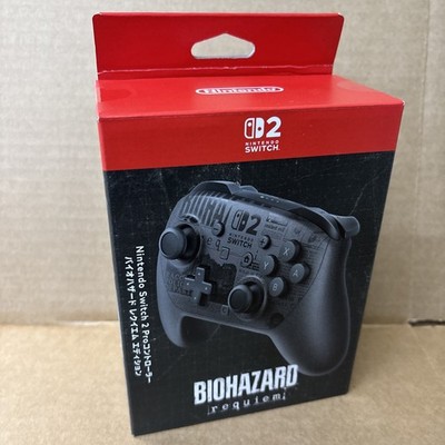 BIOHAZARDrequiemサイン入NintendoSwitchゲームケース Nintendo Genuine Pro Controller BIOHAZARD Requiem Edition Switch 2