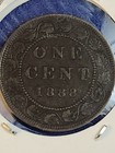 1888 Canada Large Cent Queen Victoria Bronze Coin KM# 7 VF Original — photo 1