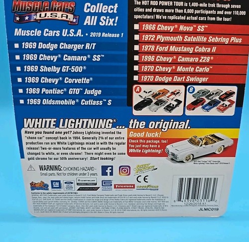 Johnny Lightning 1969 Chevrolet Camaro SS 1:64 ** 50 YEARS / MUSCLE CARS USA - Imagen 14 de 20
