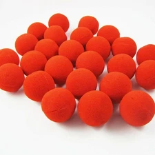 50-250x Red Sponge Balls RED NOSE DAY Foam Circus Clown Nose Comic Party Costume