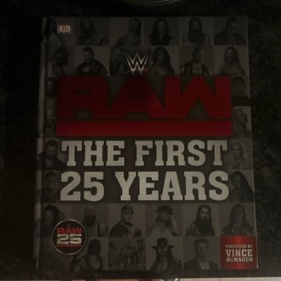 WWE RAW The First 25 Years Book Signed Autograph Foreword by Vince McMahon