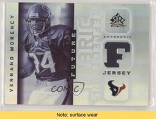 2005 Upper Deck Reflections Future Fabric Vernand Morency #FFR-VM READ 1o3
