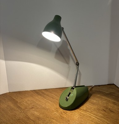 Vintage Hamilton Industries HC-18 Avocado Green MCM Folding Desk