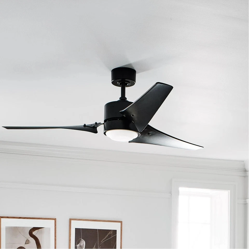 Kichler Lighting 310155SBK Rana 60 inch Satin Black Ceiling Fan - Image 4 of 4