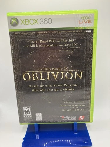 The Elder Scrolls IV: Oblivion Game of the Year Edition Xbox 360 With Manual