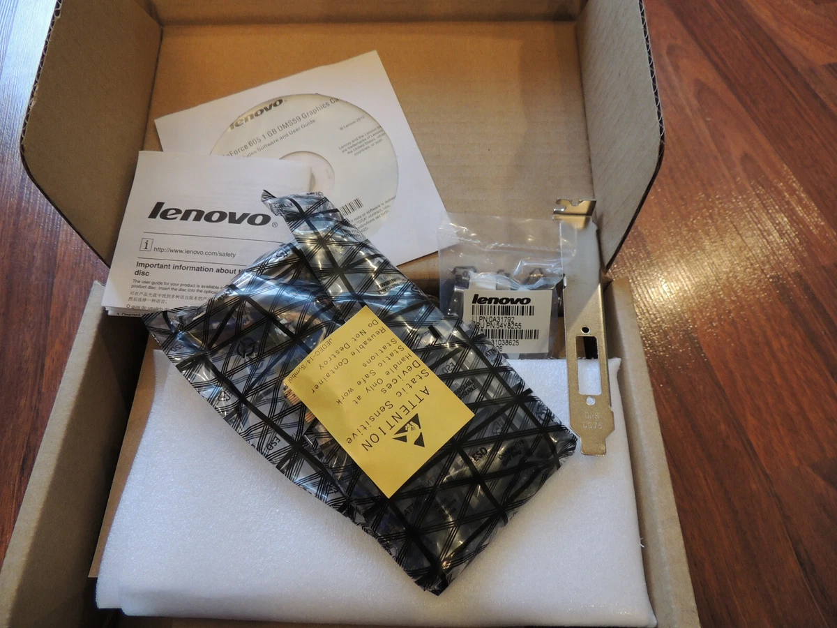 NEW Lenovo/NVIDIA 03X6579 GeForce 605 1GB DDR3 PCI-e DMS59 Video 