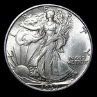 1939-D Walking Liberty Half Dollar Silver  ---- Unc Condition Coin ---- #989T