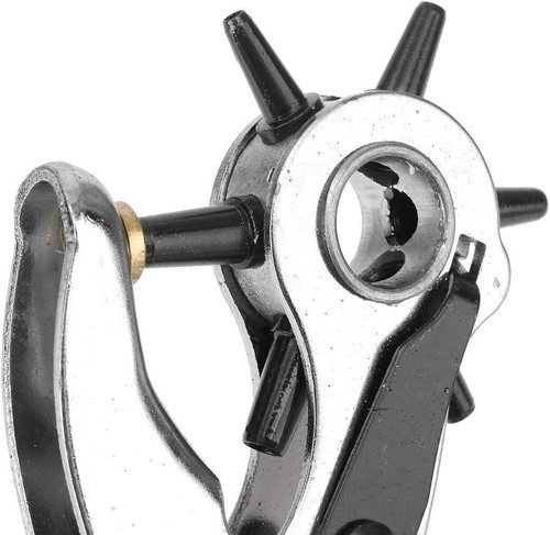 3 pz punzone foro cintura pelle + pinza occhiello + pulsante a scatto kit strumenti setter grimmet - Foto 6 di 12