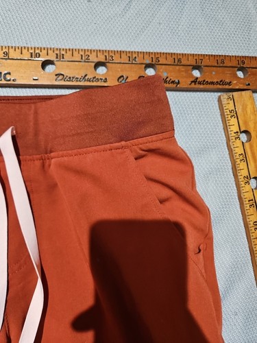 Limited Ed FigsPants Womens Medium Petite Sunset Orange Zamora Jogger Scrubs - Picture 5 of 16
