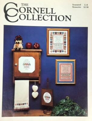 The Cornell Collection TREASURED MEMORIES Cross Stitch Patterns Leaflet Book L-8