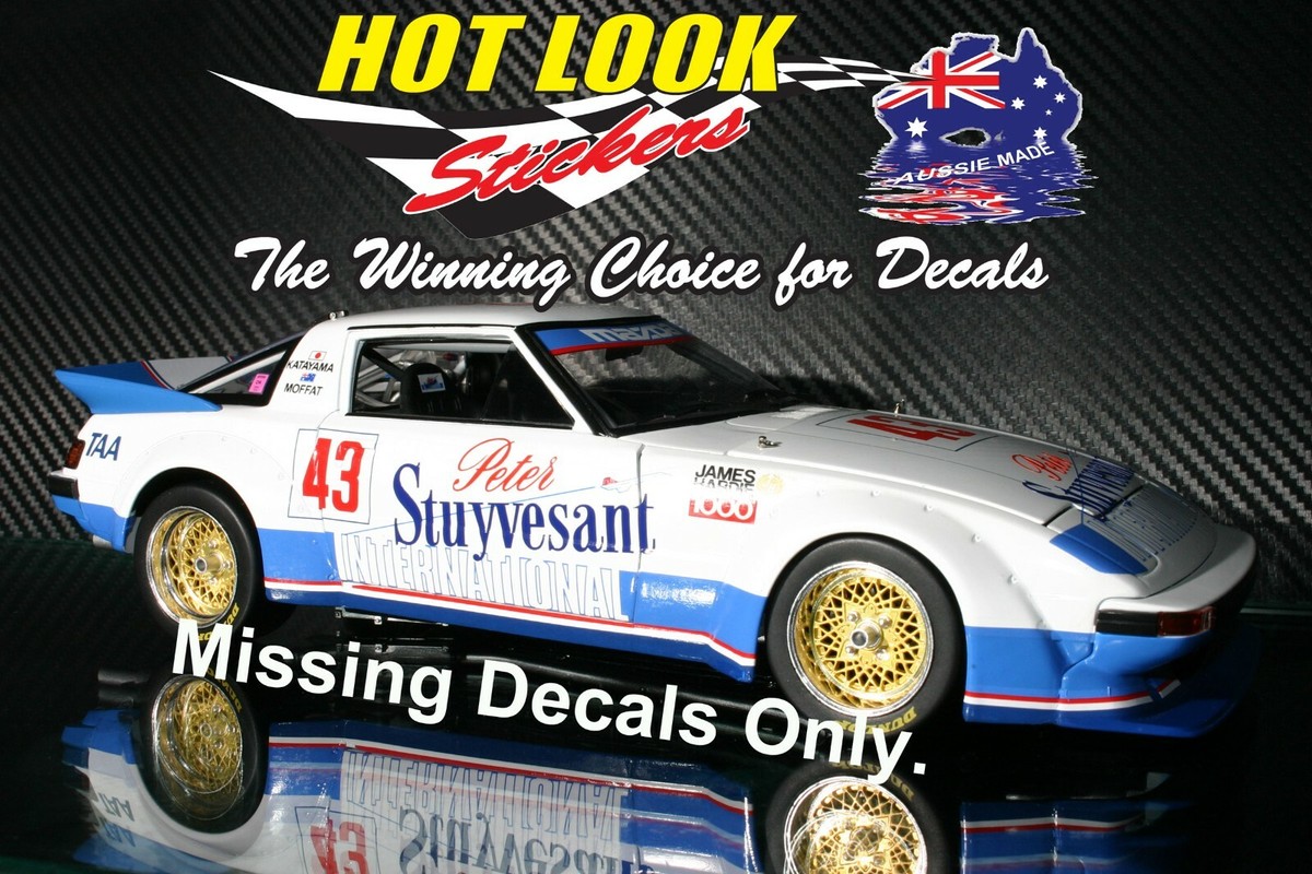 Hot Look Stickers Vinyl Decals 1:18 Scale Vinyl Decal Set For Allan ...