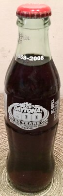 VINTAGE DAYTONA 500 UNOPENED COCA-COLA BOTTLE COMMEMORATING 50