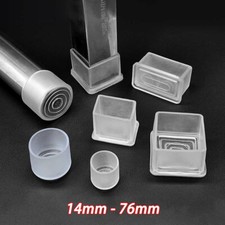 Clear Chair Leg Cap PVC Rubber Feet Floor Protector Pad Furniture Table Cover