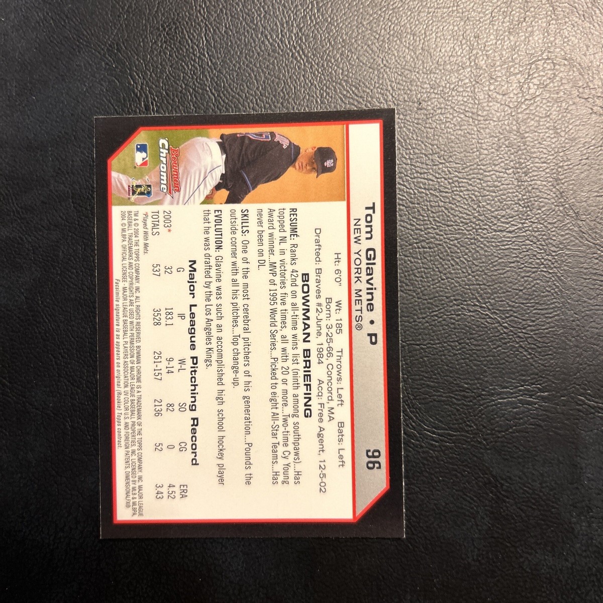 トムグラビン　ニューヨークメッツ NYM@CHC: Tom Glavine gets his 300th career win - YouTube