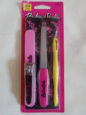 REVLON X BARBIE MANICURE SET KIT NAIL CLIP,CUTICLE TRIMMER,EMERYL FILE BUFFER