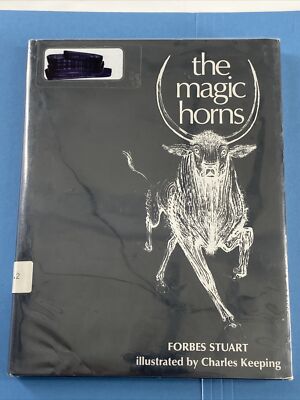 VINTAGE The Magic Horn-Forbes Stuart-Folk Tales From Africa Hardbak DJ 1976 RARE
