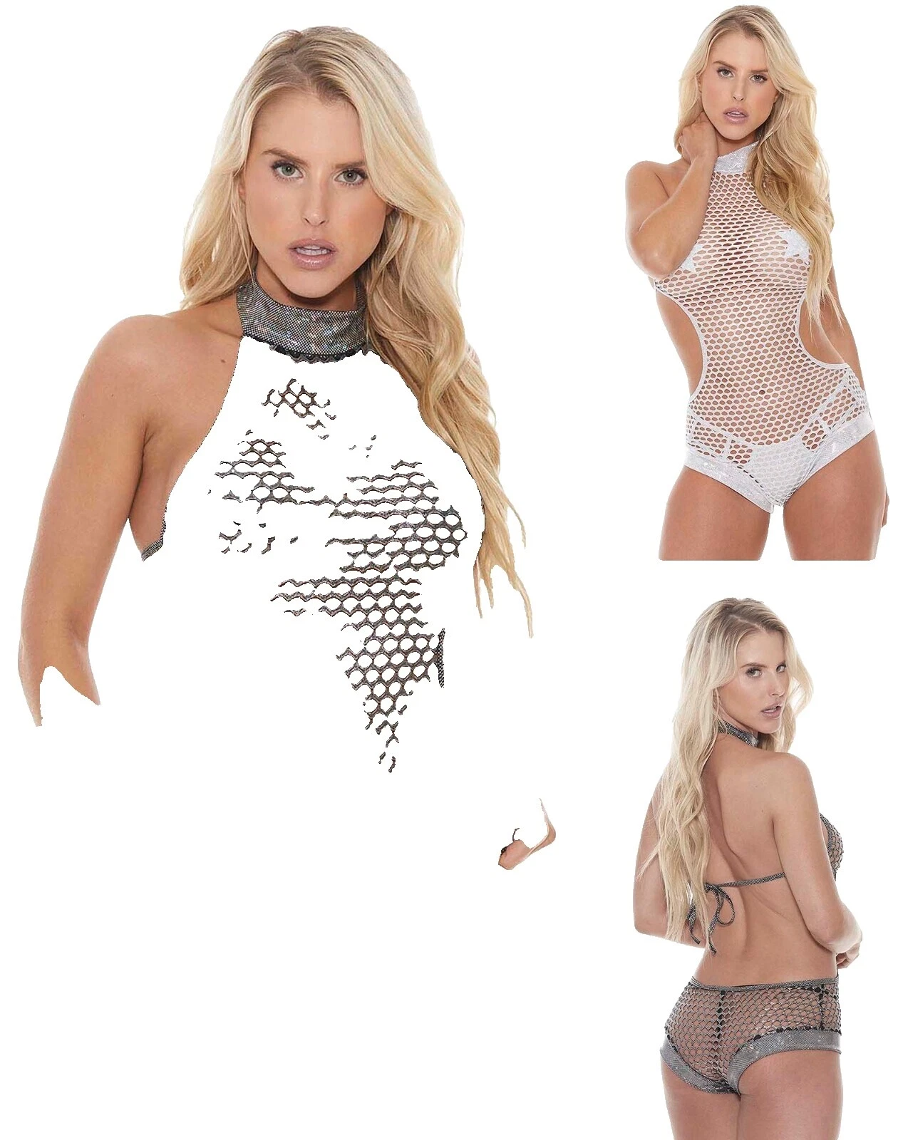 Monos Shirley of Hollywood Blanco para Mujeres