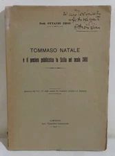 I112661 Ottavio Ziino - Tommaso Natale pensiero pubblicistico in Sicilia AUTOGR.