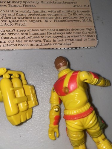 Vintage GI JOE - 1984 BLOWTORCH - 100% Complete - HASBRO - Picture 11 of 17
