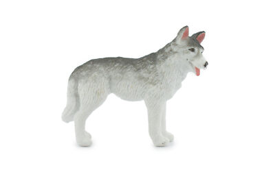 Alaskan Husky Sled Dog, K9, Realistic, Figure, Model, Toy, Gift, 2'' F3497 B67