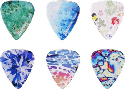 Ibanez PCP14H-C1 Kaleido Plektren, heavy - 1,0 mm, Picks, 6 Stück, Teardrop