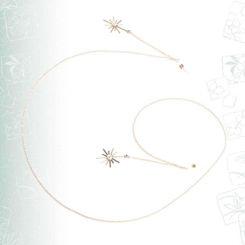 Ear Chain Glasses Perals Metal Necklace Women Eyeglass Cord Glasses Holder Line