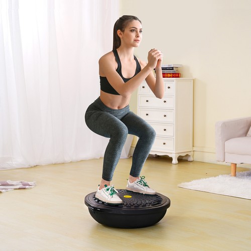 VEVOR 26" Half Exercise Ball Trainer Yoga Balance Stability Ball Resistance Band - Picture 8 of 12