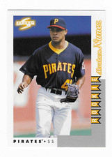 1998 Score Baseball Card Abraham Nunez Pirates #RT248 Rookie RC Traded. rookie card picture