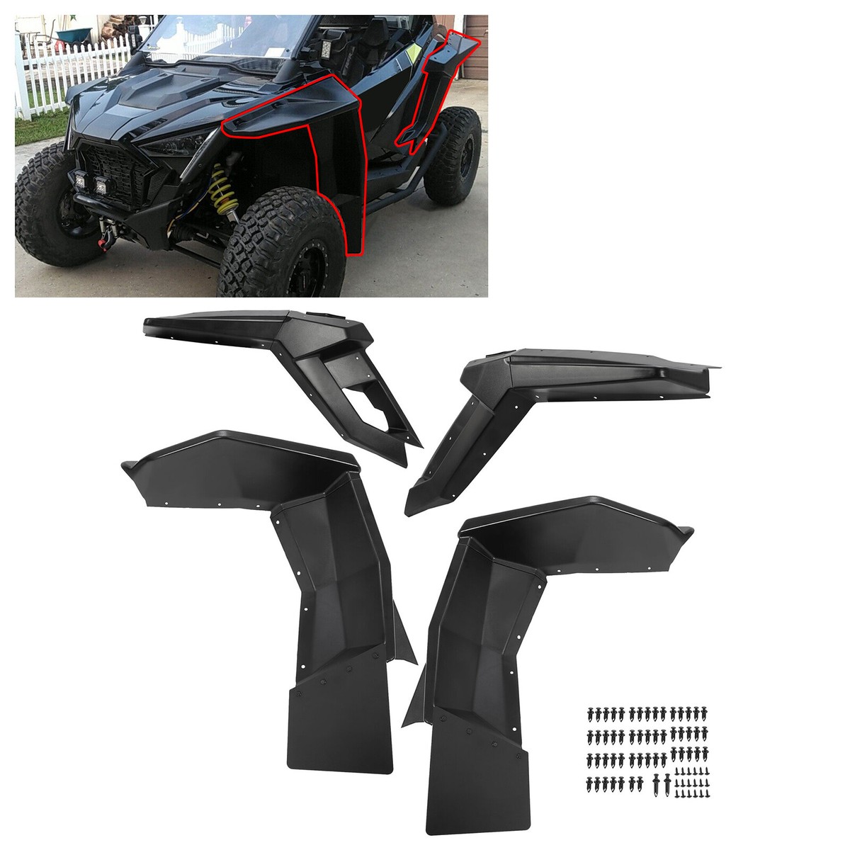 For Polaris RZR Pro XP/Pro R/Turbo R 2020-2024 21 22 Full For Polaris RZR Pro XP/Pro R/Turbo R 2020-2024 21 22 Full