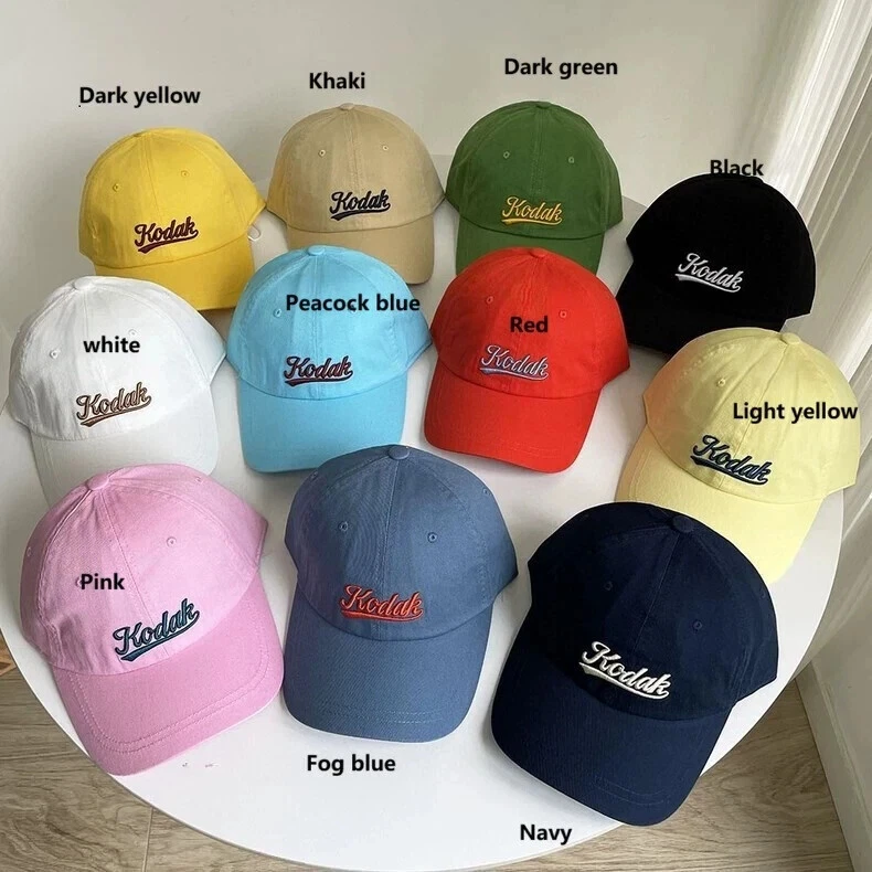 HOT Korea KODAK Hats Kodak Embroidery Casual Cap Baseball Cap Unisex - Image 2 of 4