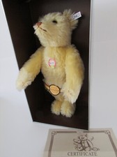 Steiff Musical Mohair Teddy Bear 1928 / 1992 Replica. Limited edition of 8,000